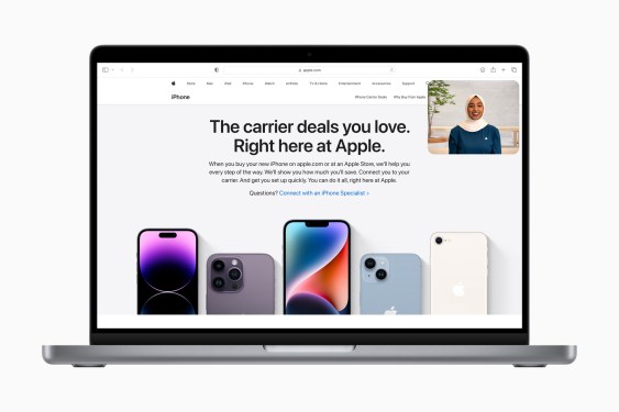 Apple Shop with a Specialist Carrier Deal