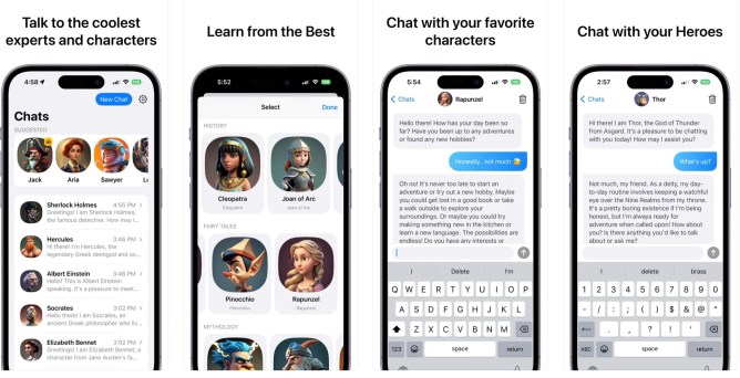 Introducing a Revolutionary New Chatbot from Supercat That Allows Users to Message Historical and Fictional Characters Using Advanced AI Technology