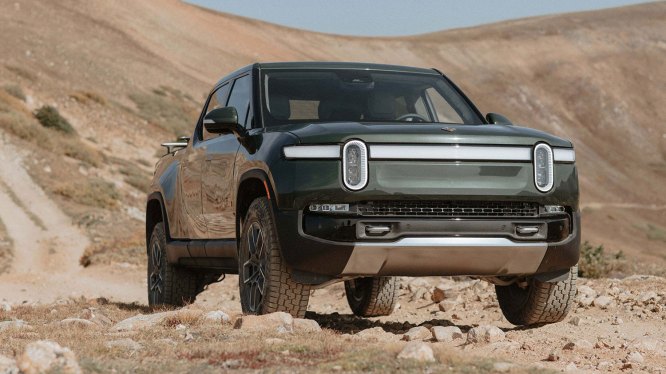 rivian Your electric adventure awaits. Reserve an R1T 228